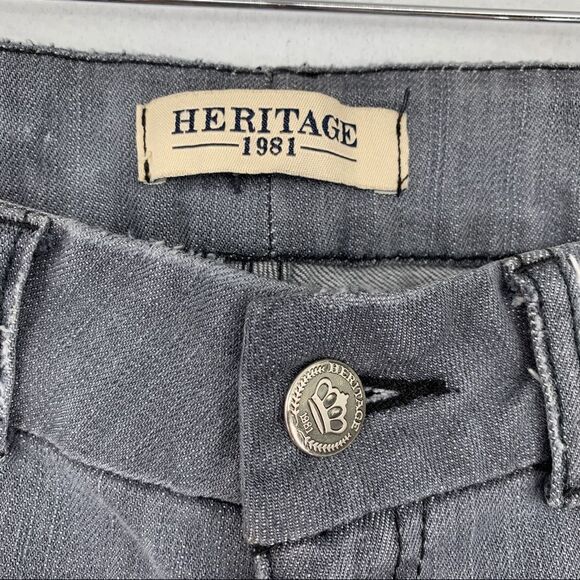 -Heritage 1981 Straight Leg Distressed Jeans 3 - Picture 2 of 11